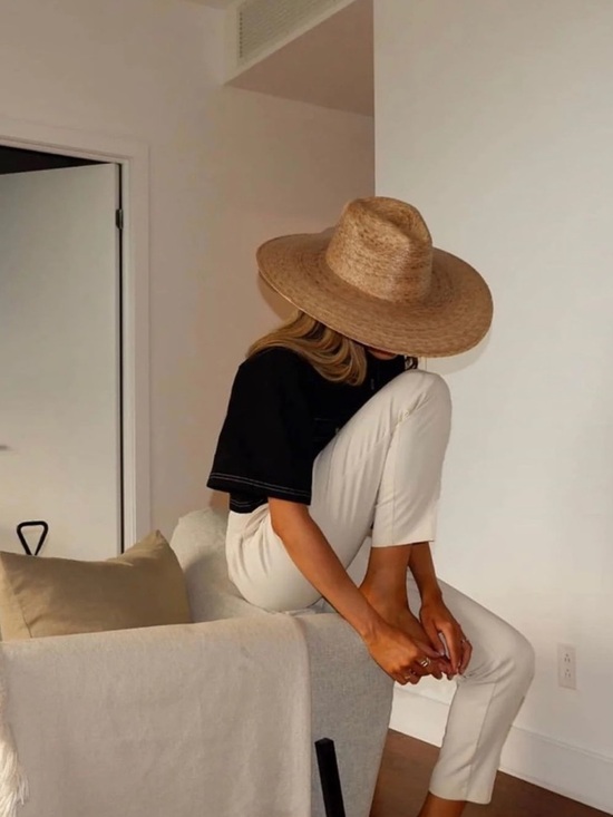 Accessories - Straw Wide Brim Hat